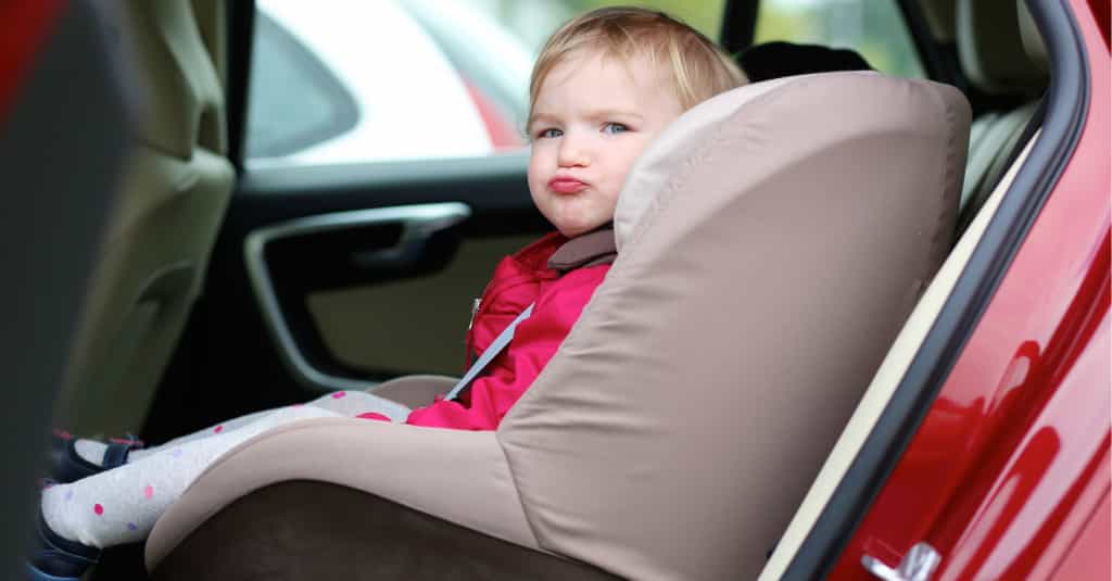 screaming baby in car