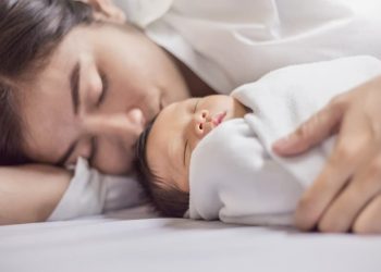 New Mothers Get More Sleep