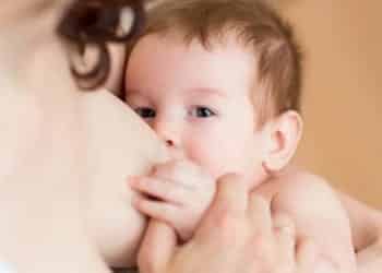 baby attach breast