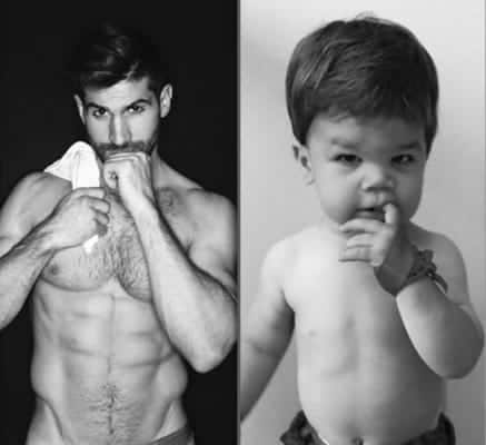 Hilarious Mama Teases Model Brother By Recreating His Photos With Her Toddler Hilarious Mama Teases Model Brother By Recreating His Photos With Her Toddler