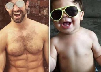 Hilarious Mama Teases Model Brother By Recreating His Photos With Her Toddler