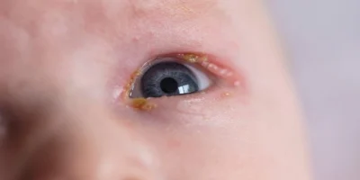 newborn sticky eye