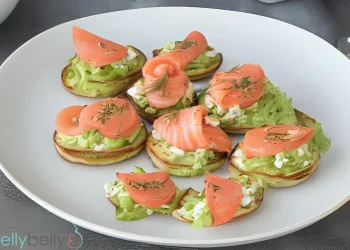Potato Cakes with Avocado and Smoked Salmon Recipe
