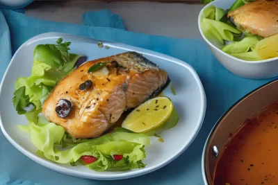 Baked salmon