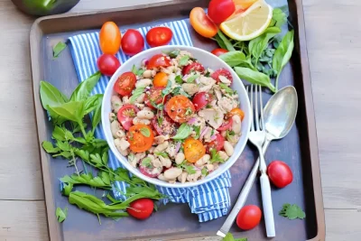 Summer White Bean and Tomato Salad